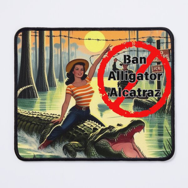 Item preview, Escape Alligator Alcatraz designed and sold by FloridaWildOnes.