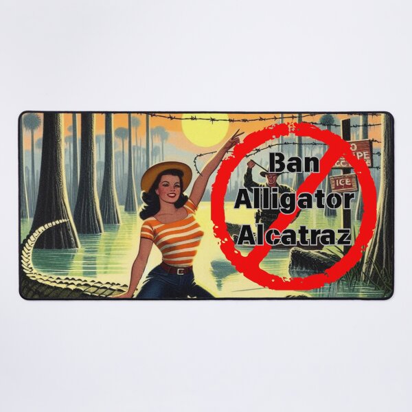 Item preview, Escape Alligator Alcatraz designed and sold by FloridaWildOnes.