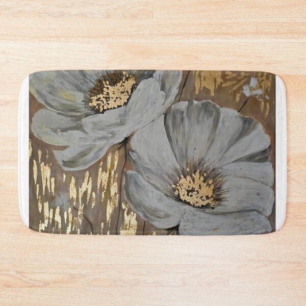 Item preview, White Flowers with golden leaf designed and sold by Alla Gill.