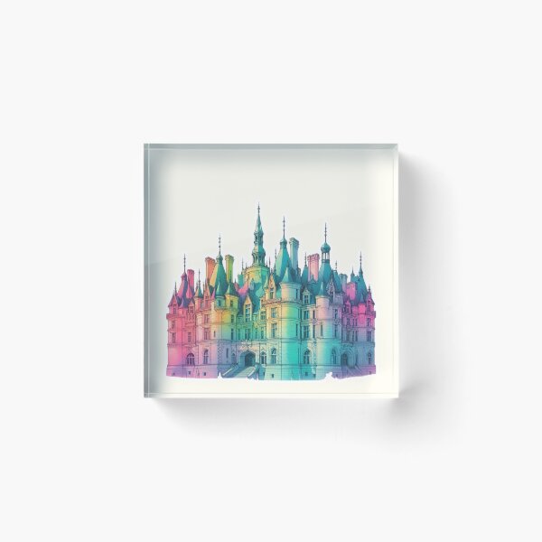 Item preview, Minimalist French Castle - Modern Chateaucore Aesthetic Wall Art designed and sold by Sugar Wisdom .