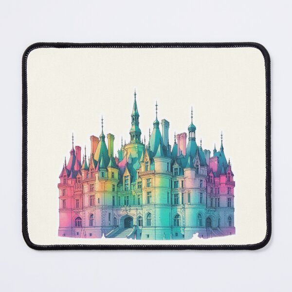 Item preview, Minimalist French Castle - Modern Chateaucore Aesthetic Wall Art designed and sold by Sugar Wisdom .