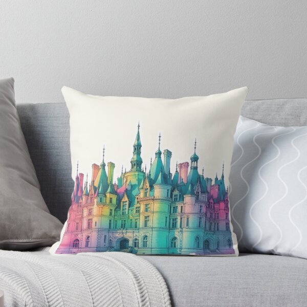 Item preview, Minimalist French Castle - Modern Chateaucore Aesthetic Wall Art designed and sold by Sugar Wisdom .