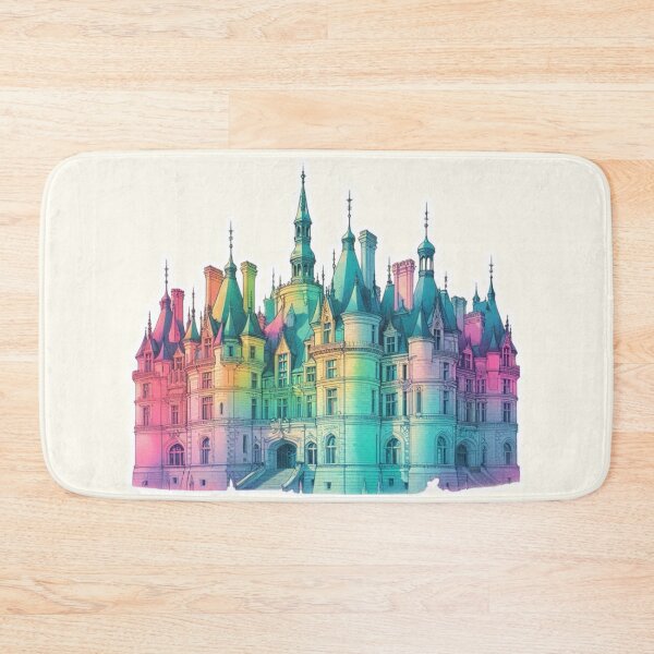 Item preview, Minimalist French Castle - Modern Chateaucore Aesthetic Wall Art designed and sold by Sugar Wisdom .
