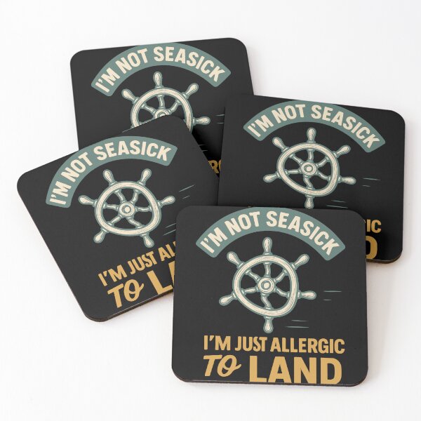 Item preview, I'm Not Seasick Just Allergic To Land Funny Saying designed and sold by LuminOrb.