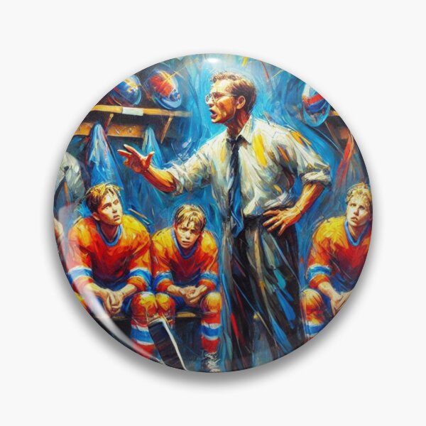 Item preview, hockey themed backpack design designed and sold by TEEJAMBOREE.