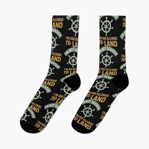 Item preview, I'm Not Seasick Just Allergic To Land Funny Saying designed and sold by LuminOrb.