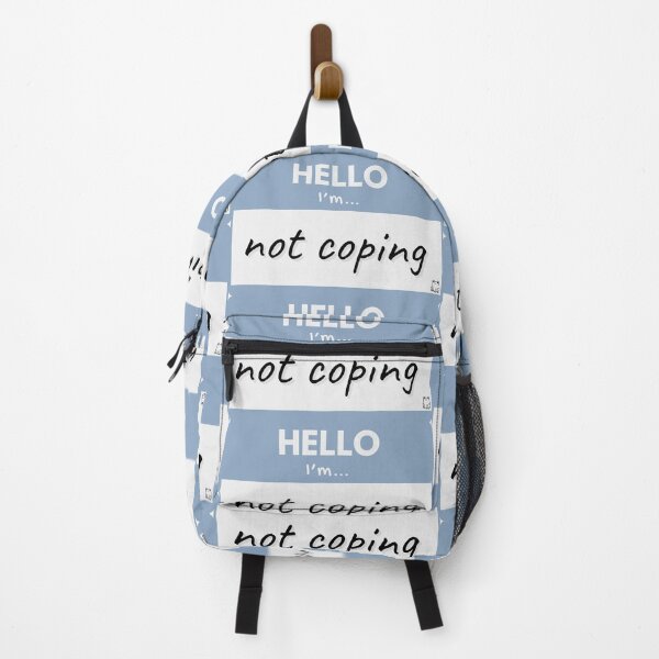 Item preview, Hello I'm Not Coping – Blue designed and sold by buglevel.