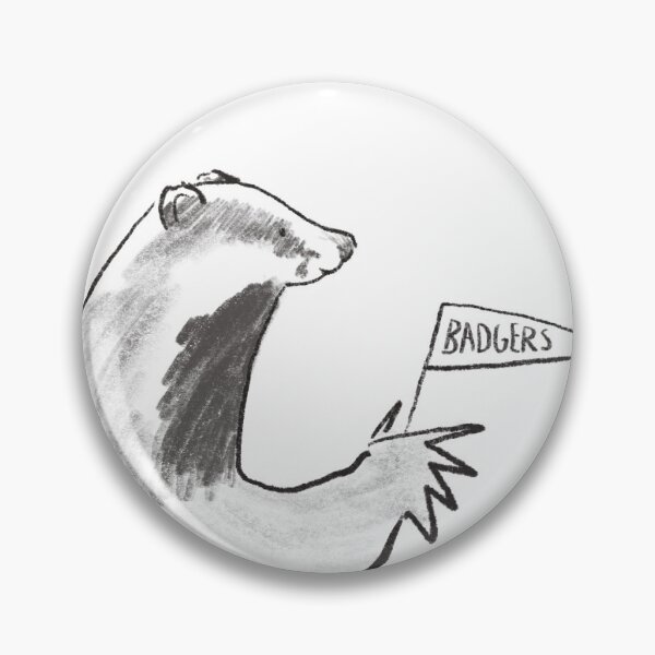 Item preview, Simple Wisconsin badger  designed and sold by elsa's doodles.