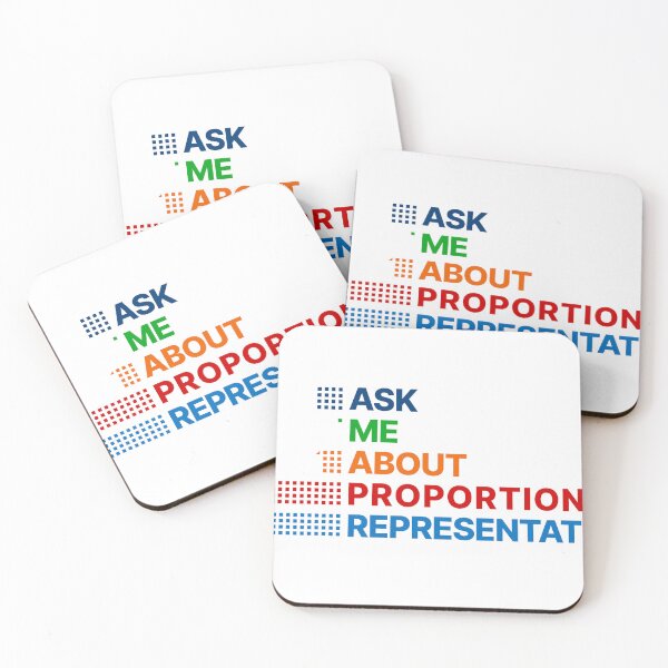 Item preview, Ask Me About Proportional Representation designed and sold by FairVoteCanada.