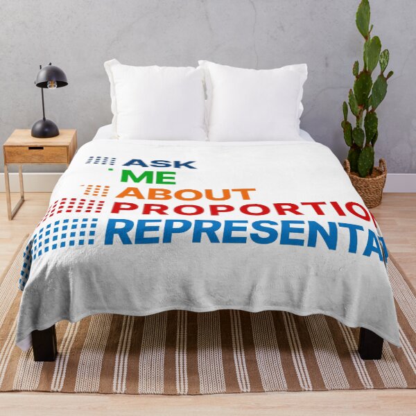 Item preview, Ask Me About Proportional Representation designed and sold by FairVoteCanada.