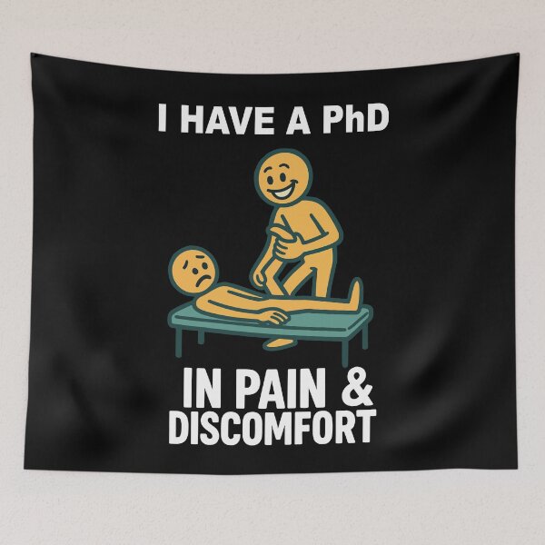 Item preview, Physiotherapist I Have A PhD In Pain & Discomfort designed and sold by LuminOrb.