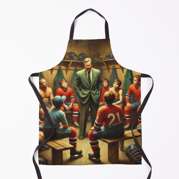 Item preview, hockey themed backpack design designed and sold by TEEJAMBOREE.
