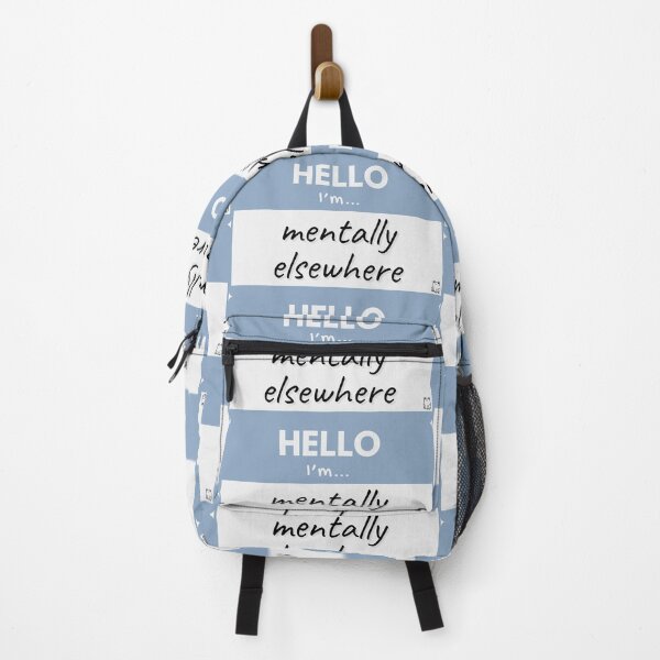 Item preview, Hello I'm Mentally Elsewhere – Blue designed and sold by buglevel.
