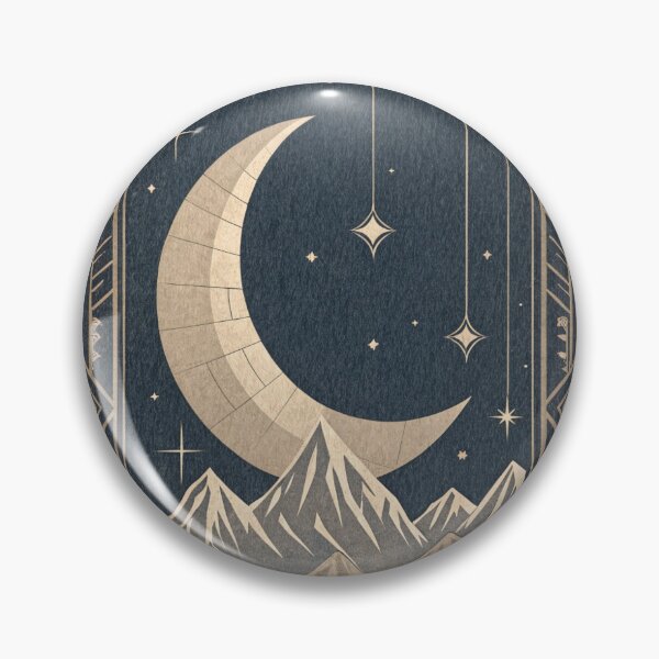 Item preview,  Moon and Mountains designed and sold by Mark and Heather.