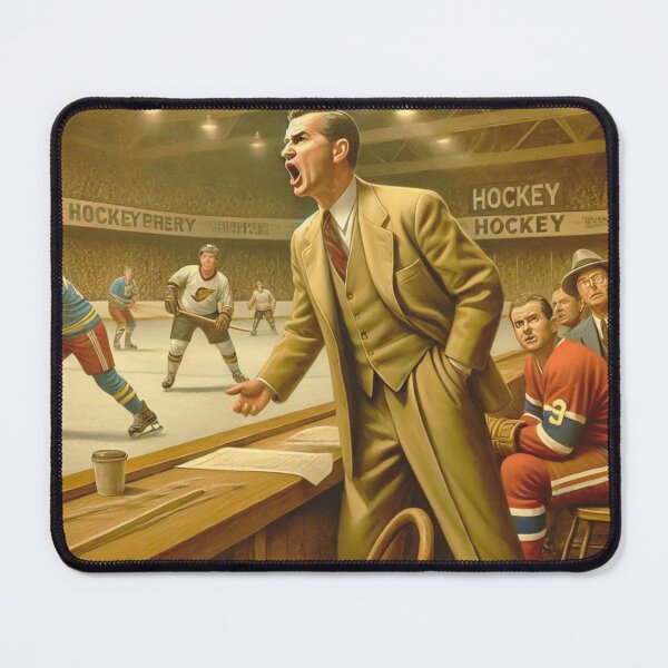 Item preview, hockey themed backpack design designed and sold by TEEJAMBOREE.