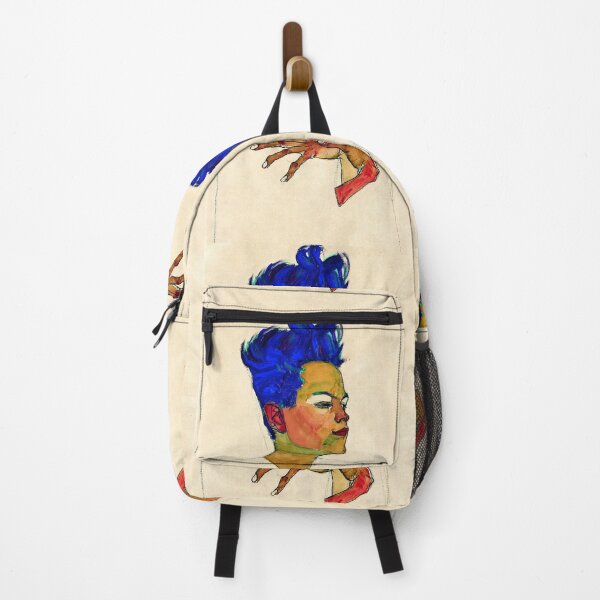 Item preview, Egon Schiele - Self Portrait with Blue Hair designed and sold by Jon-Baran.
