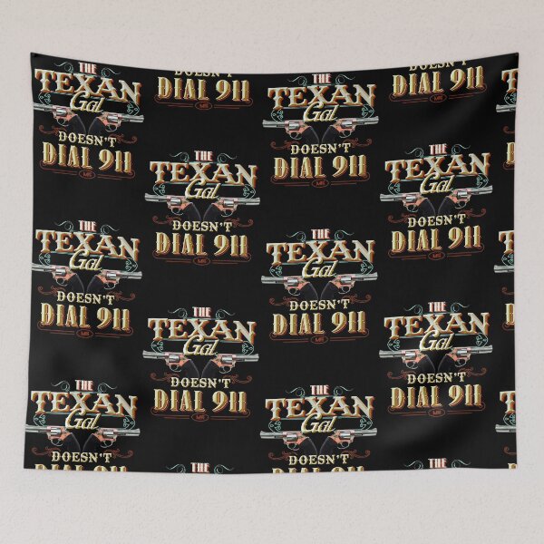 Item preview, Texan Gal Doesn't Dial 911 designed and sold by mebyme.