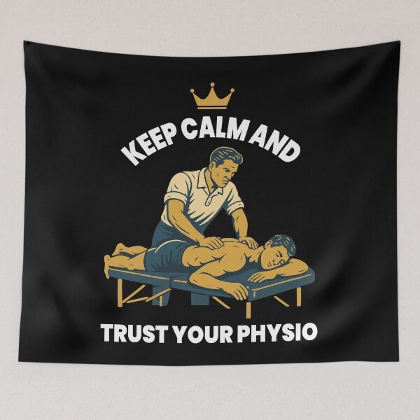 Item preview, Physiotherapist Keep Calm Trust Physio designed and sold by LuminOrb.