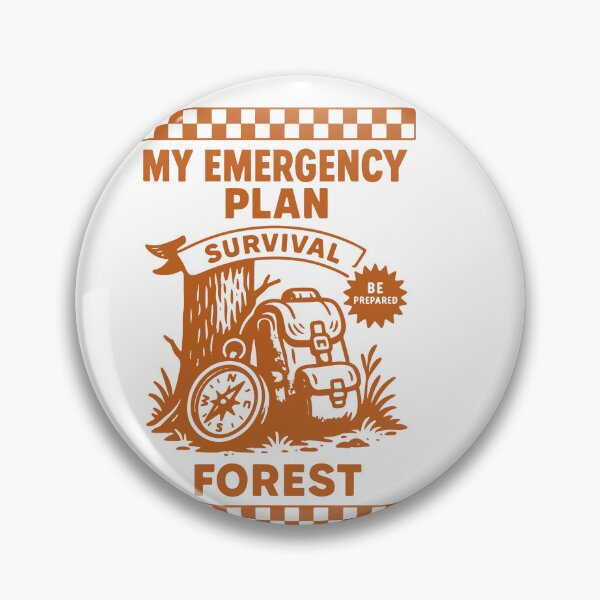 Item preview, My Emergency Plan Survival Forest Prepper designed and sold by LuminOrb.