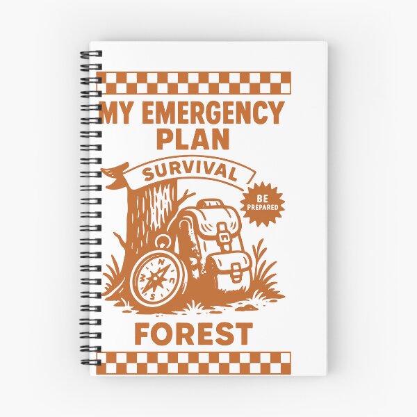 Item preview, My Emergency Plan Survival Forest Prepper designed and sold by LuminOrb.