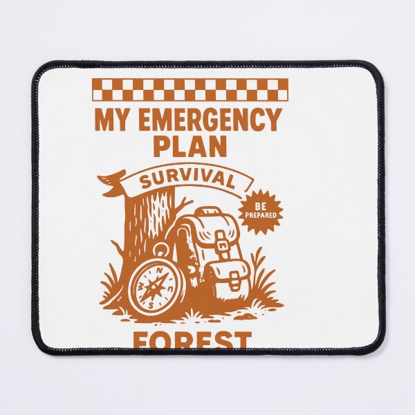 Item preview, My Emergency Plan Survival Forest Prepper designed and sold by LuminOrb.