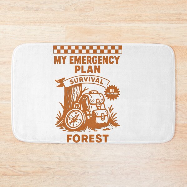 Item preview, My Emergency Plan Survival Forest Prepper designed and sold by LuminOrb.