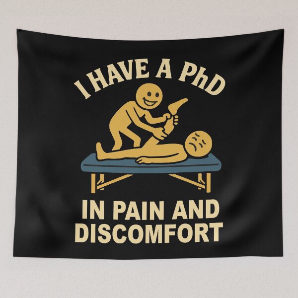 Item preview, Physiotherapist I Have A PhD In Pain designed and sold by LuminOrb.