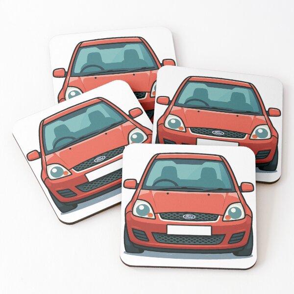 Item preview, Ford Fiesta 2007 Tango Red "Filbert The Fiesta" designed and sold by TheKauffieCo.