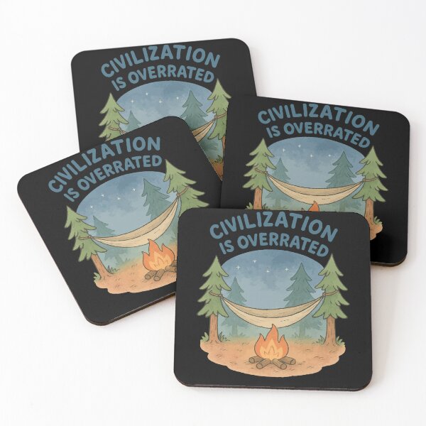 Item preview, Civilization Is Overrated Prepper Survival designed and sold by LuminOrb.