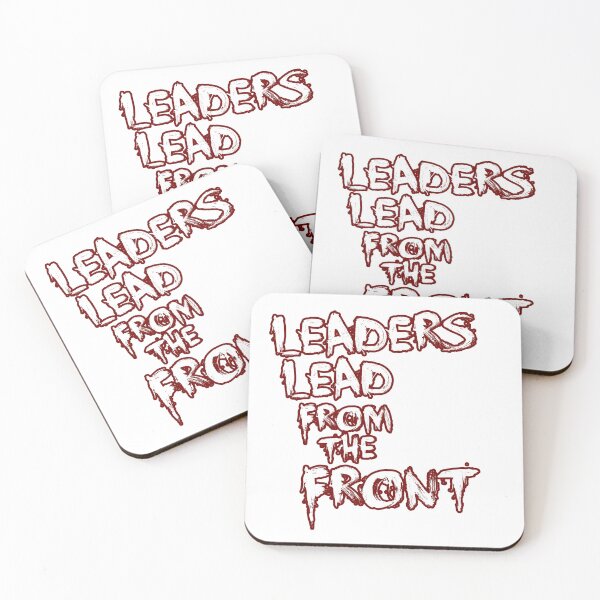 Item preview, Leaders Lead From The Front Text Tee  designed and sold by PpSquaredPro.