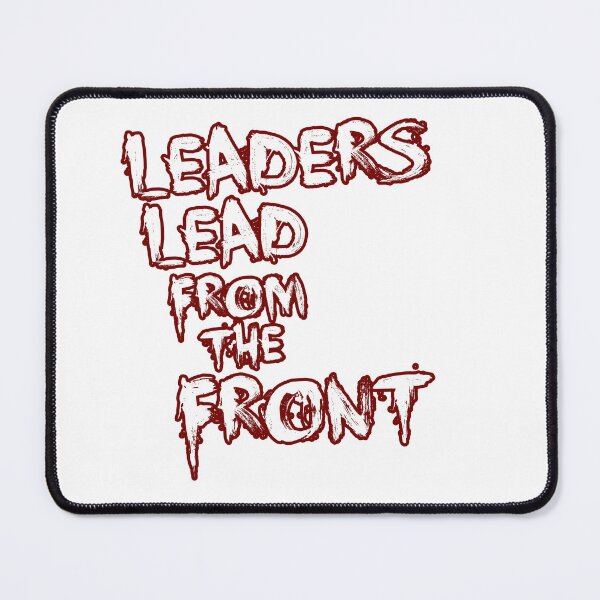 Item preview, Leaders Lead From The Front Text Tee  designed and sold by PpSquaredPro.