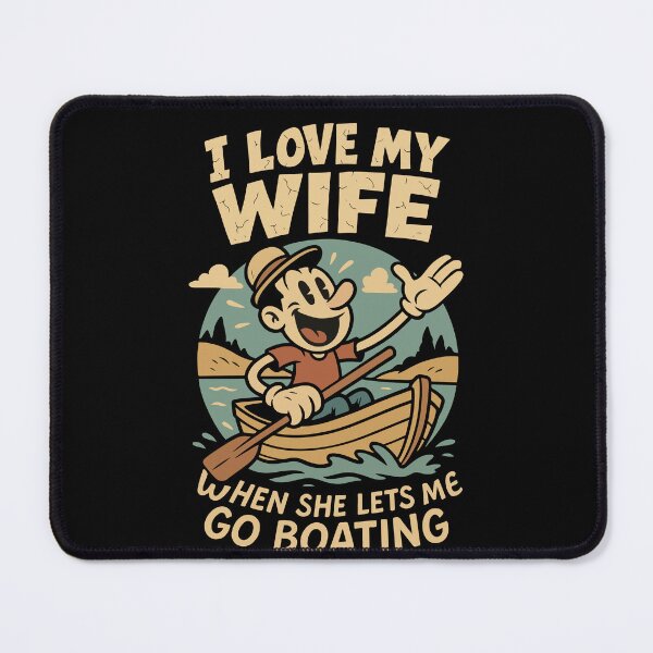Item preview, Funny Saying Ship Boat Captain I Love My Wife designed and sold by LuminOrb.