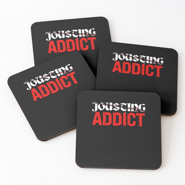 Item preview, Jousting Addict Funny Medieval Ren Faire Quote designed and sold by SharpThreadZ.