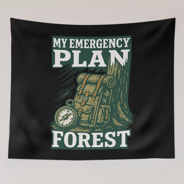 Item preview, My Emergency Plan Forest Prepper Survival designed and sold by LuminOrb.