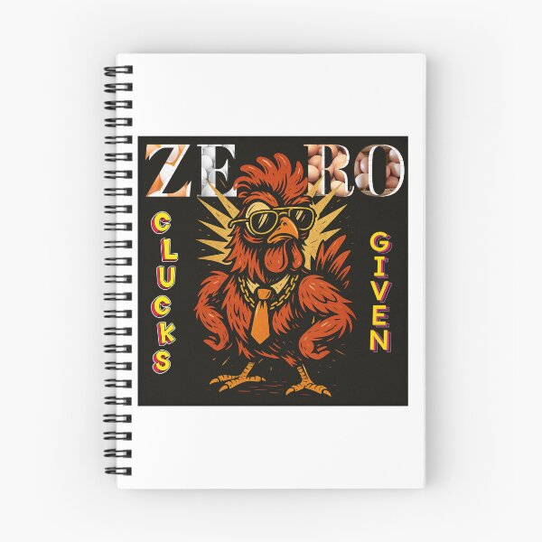 Item preview, ZERO CLUCKS GIVEN designed and sold by SETCreations.