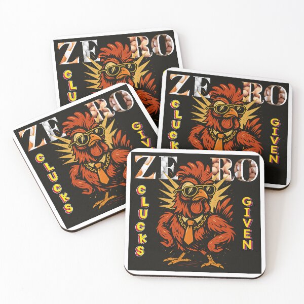 Item preview, ZERO CLUCKS GIVEN designed and sold by SETCreations.