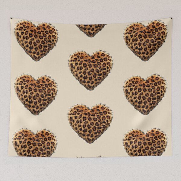 Item preview, Furry Cheetah Love Heart – Wild Cozy Animal Vibe designed and sold by EmeraldeaArt.