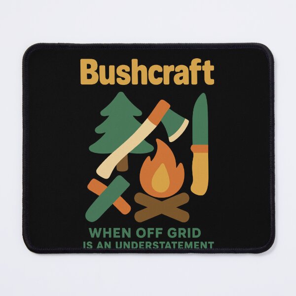 Item preview, Bushcraft When Off Grid Is An Understatement designed and sold by LuminOrb.