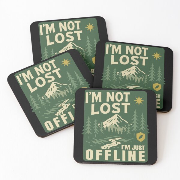 Item preview, I'm Not Lost I'm Just Offline Prepper Survival designed and sold by LuminOrb.