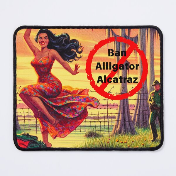 Item preview, Ban Alligator Alcatraz designed and sold by FloridaWildOnes.