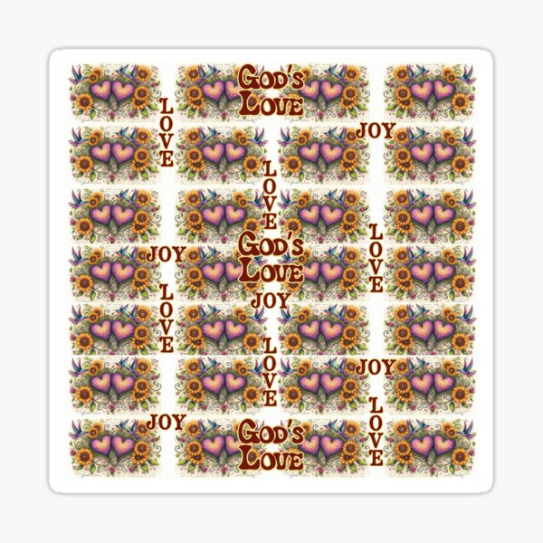 Item preview, God's Love, God's Joy designed and sold by Sunflwrconcepts and Designs.