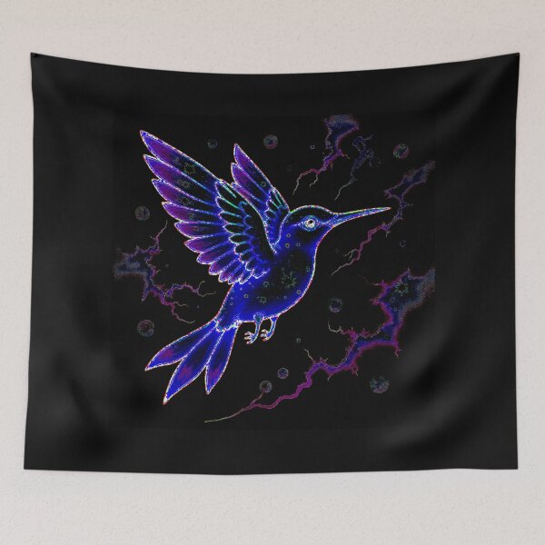 Item preview, Hummingbird Sylph-de-cauda-violeta (Aglaiocercus coelestis)#6 designed and sold by Helios Be. Lavsh.