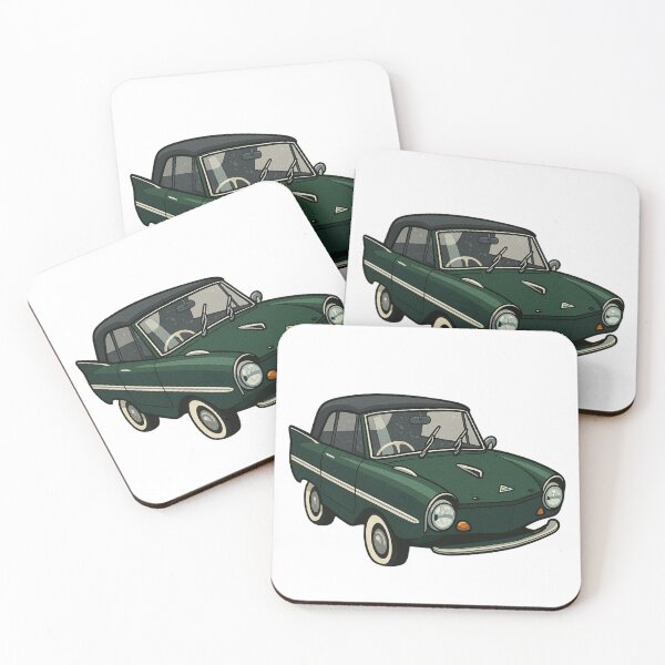 Item preview, 1964 Amphicar RHD in "Berlin Green" designed and sold by TheKauffieCo.