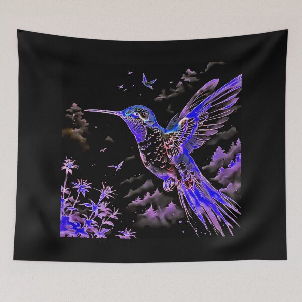 Item preview, Hummingbird Sylph-de-cauda-violeta (Aglaiocercus coelestis)#7 designed and sold by Helios Be. Lavsh.