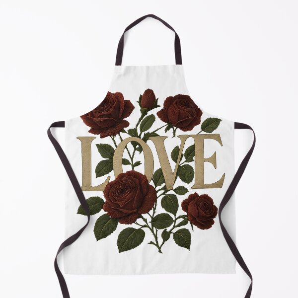 Item preview, Vintage Rose Love Typography – Romantic Floral Design designed and sold by dionisoldschool .