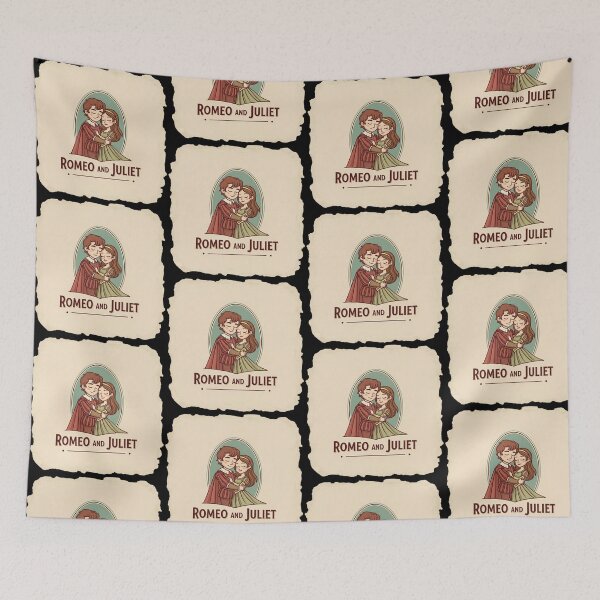 Item preview, Romeo and Juliet | Timeless and Tragic Shakespeare-Inspired Graphic designed and sold by Tw1nsAIArt.
