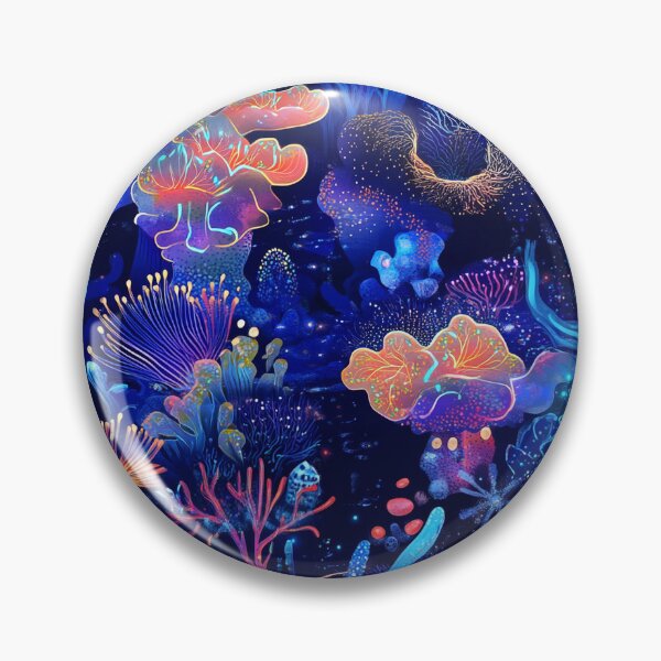 Item preview, Hallucinated Ocean Luminous Fauna Cyber designed and sold by MidArtForge.
