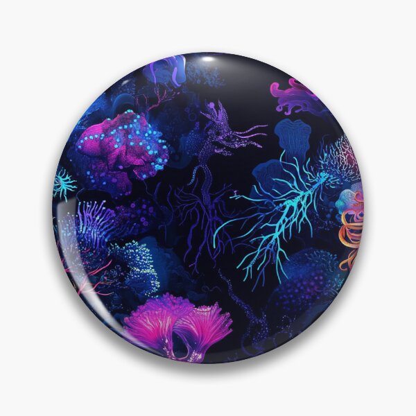Item preview, Hallucinated Ocean Luminous Fauna Cyber designed and sold by MidArtForge.