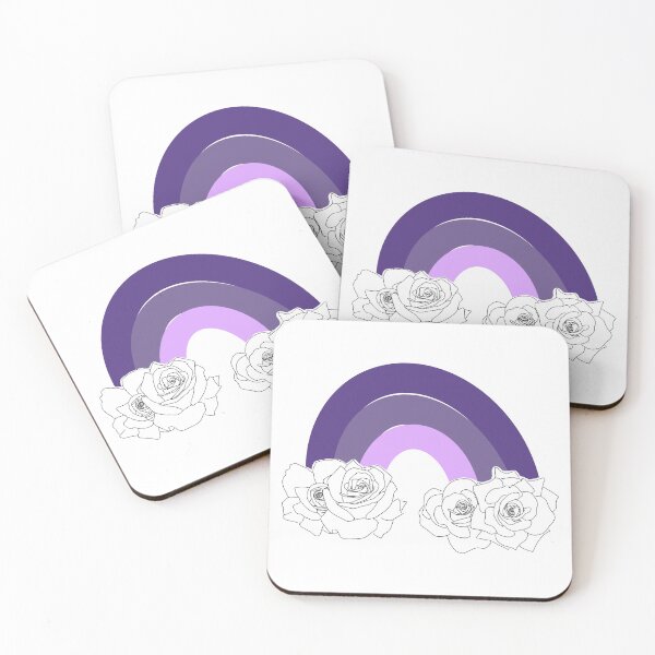 Item preview, Arcoíris con nubes rosas (morado) designed and sold by pforphthalo.