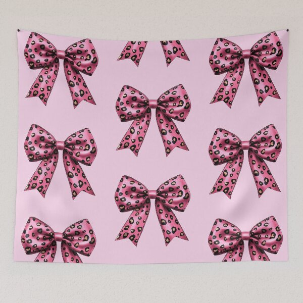 Item preview, Pink Leopard Bow – Cute Animal Print Accessory Design designed and sold by EmeraldeaArt.